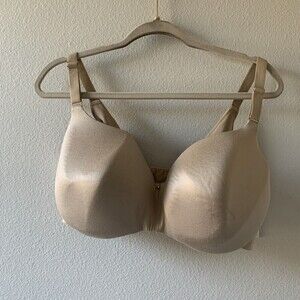 Lane Bryant Cacique Size 38G Beige Lightly Lined Balconette Bra
